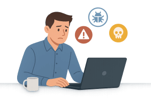 a business leader being updated on actional threat intelligence