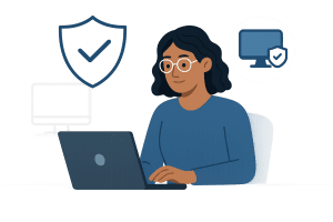 a person implementing an EDR solution