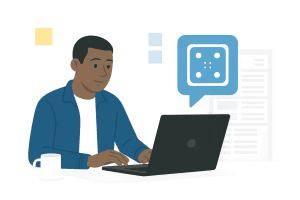 an it technician implementing patch management