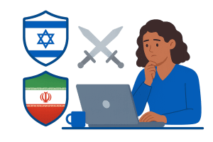 learning about iran & israel war and cyber attacks
