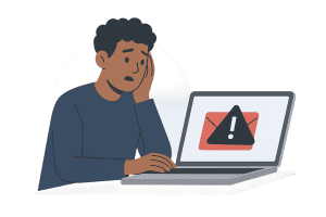 man upset over business email compomise